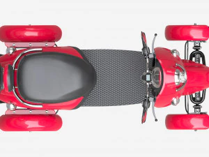 Electric Mobility Scooter 4 Wheeled 3D Model