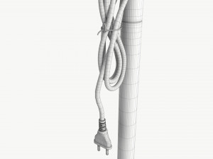Floor Fan Gray 3D-Modell