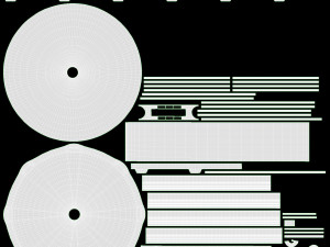 Floor Fan Gray 3D-Modell