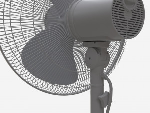 Floor Fan White 3D Model