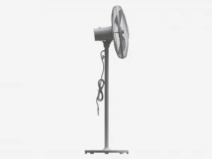 Floor Fan White 3D Model