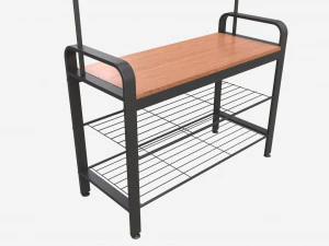 Free Standing Coat Rack Vasagle 3D Model