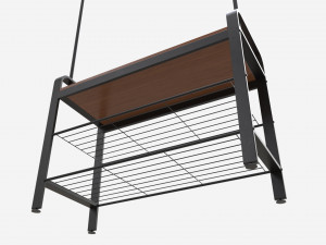 Free Standing Coat Rack Vasagle 3D मॉडल