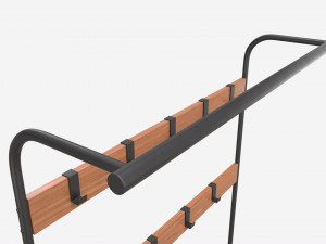 Free Standing Coat Rack Vasagle 3D मॉडल
