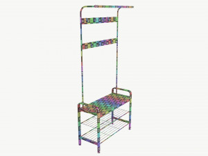 Free Standing Coat Rack Vasagle 3D मॉडल