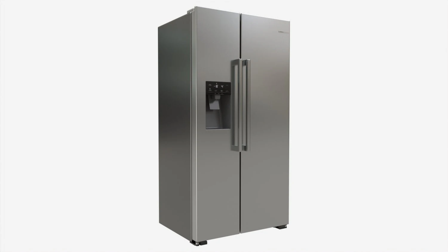 Fridge-freezer Bosch KAD93VBFP 3D Model .c4d .max .obj .3ds .fbx .stl .blend 