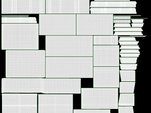 Холодильник з морозильною камерою Bosch KFF96PIEP Doors Open 3D Модель