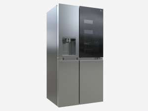 Fridge-freezer LG GSXV90BSAE 3D Model