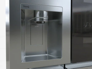 Frigo-congelatore LG GSXV90BSAE Modello 3D