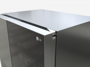 Fridge-freezer LG GSXV90BSAE 3Dモデル