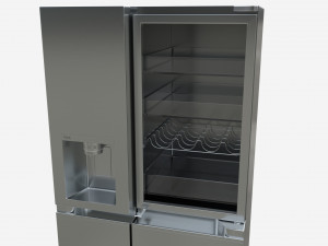 Fridge-freezer LG GSXV90BSAE 3Dモデル