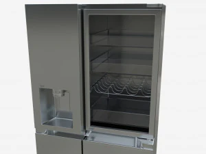 Frigo-congelatore LG GSXV90BSAE Modello 3D