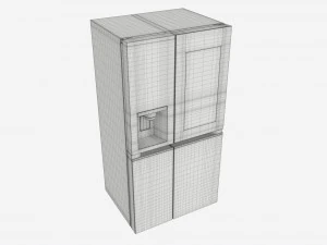Frigo-congelatore LG GSXV90BSAE Modello 3D