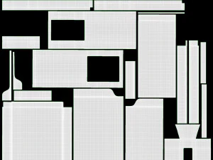 Frigo-congelatore LG GSXV90BSAE Modello 3D