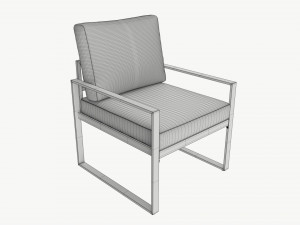 Garden chair Leipzig 3D मॉडल