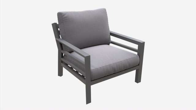 Garden chair Tomson 3D मॉडल .c4d .max .obj .3ds .fbx .stl .blend 