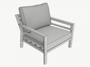 Garden chair Tomson 3D मॉडल