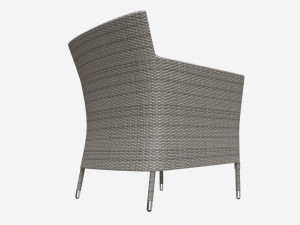 Garden chair Waters 3D Model