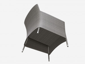 Garden chair Waters 3D Model