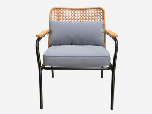 Garden chair with mesh back 3Dモデル
