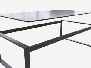Garden coffee table Leipzig 3D 模型