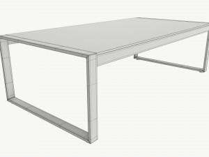 Garden coffee table Leipzig 3D 模型