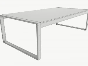 Garden coffee table Leipzig 3D Model