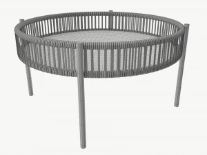 Garden coffee table Sarran 3D Model