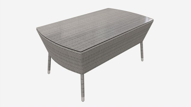 Garden coffee table Waters 3D 모델 .c4d .max .obj .3ds .fbx .stl .blend 