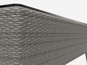 Garden coffee table Waters 3D 모델