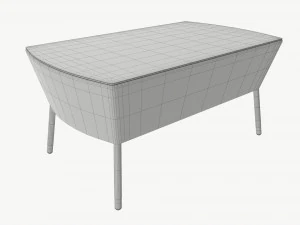 Garden coffee table Waters 3D Model