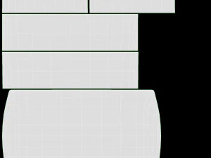 Garden coffee table Waters 3D Model