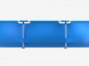 Garden Frame Swimming Pool 3D Model