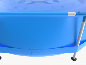 Garden Frame Swimming Pool Model 3D