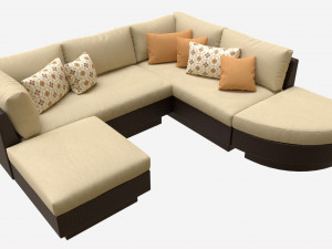 Garden furniture set Stella 3Dモデル