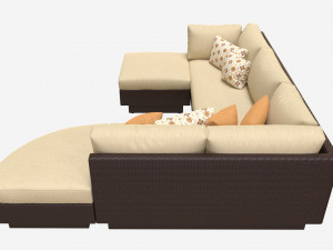Garden furniture set Stella 3Dモデル
