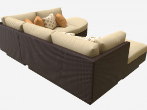 Garden furniture set Stella 3Dモデル