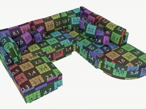 Garden furniture set Stella 3Dモデル