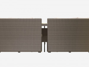 Garden furniture set Veneto 3D-Modell