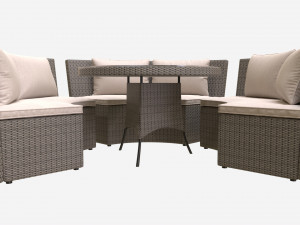 Garden furniture set Veneto 3D-Modell