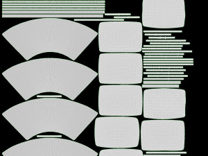 Garden furniture set Veneto 3D-Modell