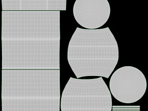 Garden furniture set Veneto 3D-Modell