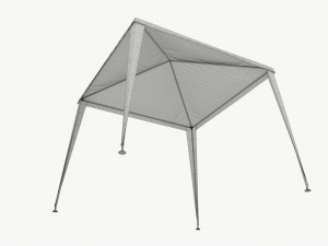 Garden Gazebo 01 Model 3D