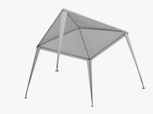 Garden Gazebo 01 3D Model