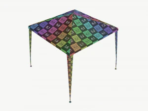 Garden Gazebo 01 3D Model