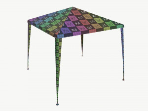 Garden Gazebo 02 3D मॉडल