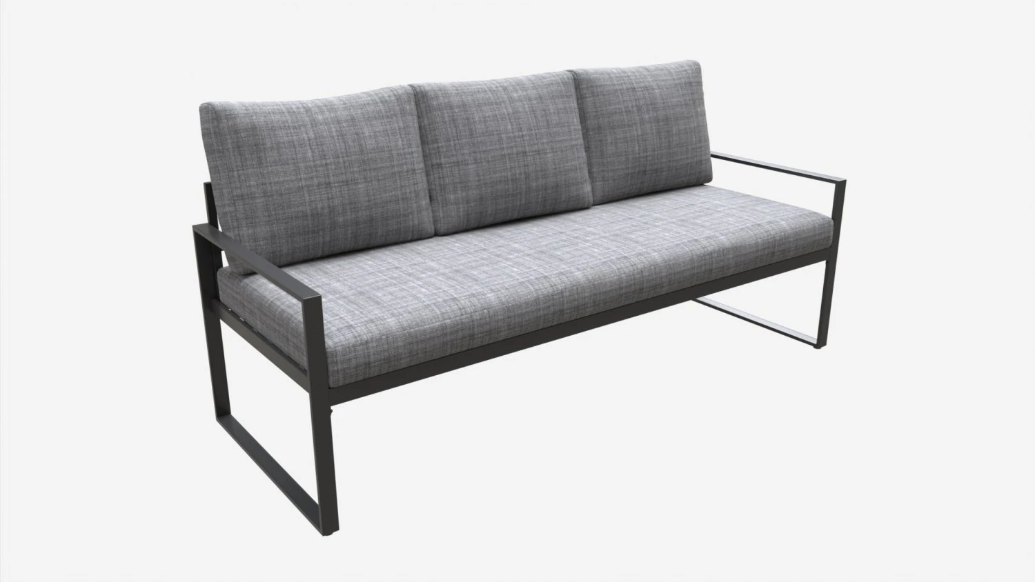 Garden sofa Leipzig 3D Model .c4d .max .obj .3ds .fbx .stl .blend