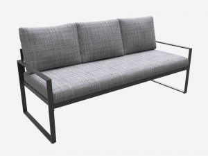 Garden sofa Leipzig 3D Model