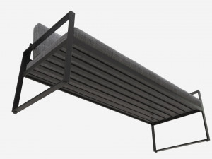 Garden sofa Leipzig 3D मॉडल
