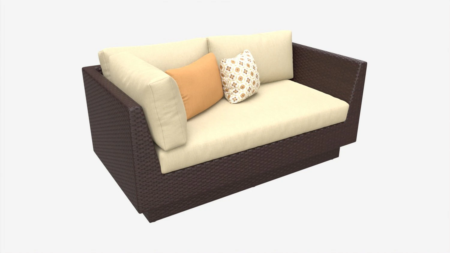 Garden sofa Stella 3D Model .c4d .max .obj .3ds .fbx .stl .blend 